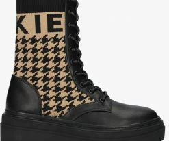 Nikkie dian boots bottines à lacets en noir