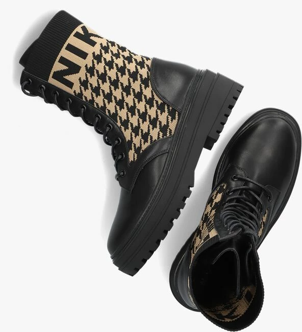 Nikkie dian boots bottines à lacets en noir 5 Nikkie dian boots bottines à lacets en noir – Image 5