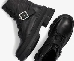 Tango romy welt new 13 bottines à lacets en noir -Bottes Femme Soldes 208717 5