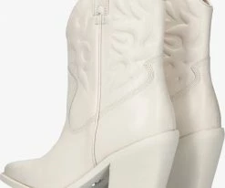 Bronx new-kole 34225 santiags en blanc -Bottes Femme Soldes 209238 3