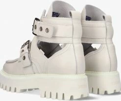 Bronx groov-y 47322 bottillons en blanc -Bottes Femme Soldes 209257 3