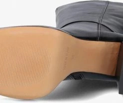 Notre-v ao131 bottes hautes en noir 9 Notre-v ao131 bottes hautes en noir -Bottes Femme Soldes 210451 4