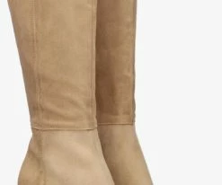 Notre-v ao131 bottes hautes en beige -Bottes Femme Soldes 210458 1