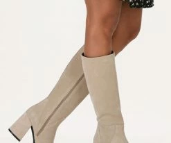 Omoda lprexi-02 bottes hautes en beige -Bottes Femme Soldes 211501 8