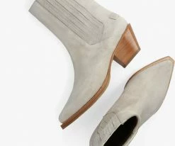 Shabbies 182020350 santiags en gris -Bottes Femme Soldes 212336 5