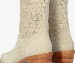 Fred de la bretoniere 182010110 santiags en beige 8 Fred de la bretoniere 182010110 santiags en beige -Bottes Femme Soldes 212367 3