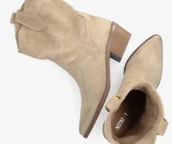 Notre-v frue3 santiags en camel -Bottes Femme Soldes 212902 5