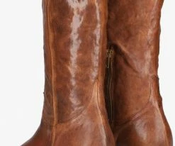 Notre-v 725ecm santiags en cognac -Bottes Femme Soldes 212906 3