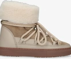 Inuikii classic high laced bottes fourrure en taupe