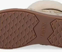 Inuikii classic high laced bottes fourrure en taupe -Bottes Femme Soldes 213827 4