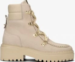 Nubikk fae prime bottines à lacets en beige