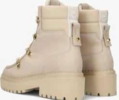 Nubikk fae prime bottines à lacets en beige -Bottes Femme Soldes 215584 3
