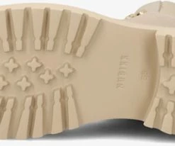 Nubikk fae prime bottines à lacets en beige -Bottes Femme Soldes 215584 4