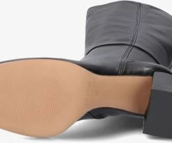 Notre-v a0176 bottes hautes en noir -Bottes Femme Soldes 215794 4