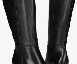 Notre-v a0176 bottes hautes en noir -Bottes Femme Soldes 215794 5