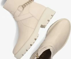 Tango bee bold 7 biker boots en beige -Bottes Femme Soldes 216291 5