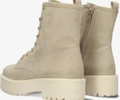 Tango bee chunky 84 bottines à lacets en beige -Bottes Femme Soldes 216293 3