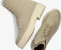 Tango bee chunky 84 bottines à lacets en beige -Bottes Femme Soldes 216293 5