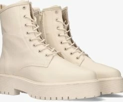 Tango bee chunky 84 bottines à lacets en blanc -Bottes Femme Soldes 216294 1