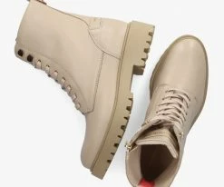 Haboob thar bottines à lacets en beige 10 Haboob thar bottines à lacets en beige -Bottes Femme Soldes 216397 5