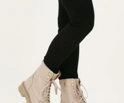 Haboob thar bottines à lacets en beige 11 Haboob thar bottines à lacets en beige -Bottes Femme Soldes 216397 8