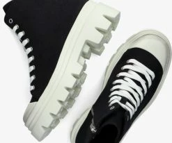 Ash phonic bottines à lacets en noir -Bottes Femme Soldes 217432 5