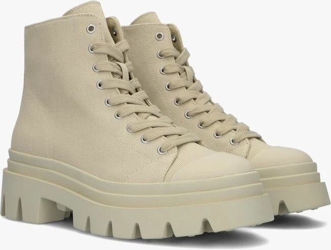 Ash phonic bottines à lacets en beige 2 Ash phonic bottines à lacets en beige – Image 2