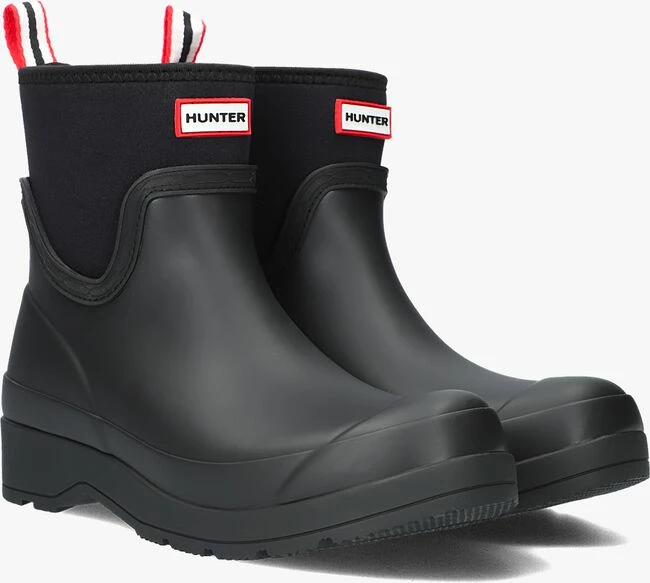 Hunter womens play neoprene boot short bottes en caoutchouc en noir 1 Hunter womens play neoprene boot short bottes en caoutchouc en noir