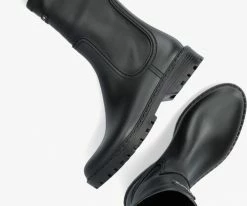Unisa antella bottes en caoutchouc en noir -Bottes Femme Soldes 218869 5