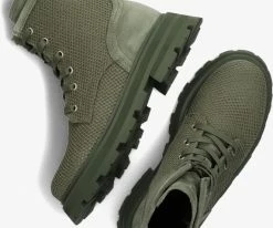 B.l.a.h. maria bottines à lacets en vert 9 B.l.a.h. maria bottines à lacets en vert -Bottes Femme Soldes 218877 5