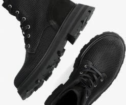 B.l.a.h. maria bottines à lacets en noir 9 B.l.a.h. maria bottines à lacets en noir -Bottes Femme Soldes 218893 5