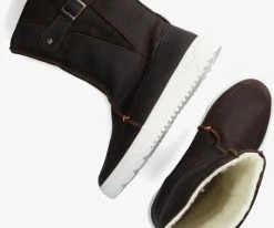 Hub snow 3.0 bottillons en marron -Bottes Femme Soldes 220098 5