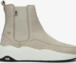 Hub flow bottines chelsea en taupe