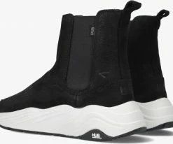 Hub flow bottines chelsea en noir -Bottes Femme Soldes 220103 3