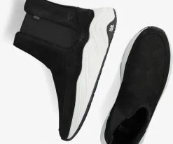 Hub flow bottines chelsea en noir -Bottes Femme Soldes 220103 5