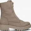 Omoda lpmonk-04 bottillons en taupe -Bottes Femme Soldes 220789 2