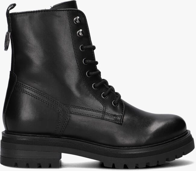 Omoda lpmink-100 bottines à lacets en noir 1 Omoda lpmink-100 bottines à lacets en noir