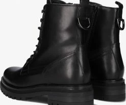 Omoda lpmink-100 bottines à lacets en noir 8 Omoda lpmink-100 bottines à lacets en noir -Bottes Femme Soldes 220793 3