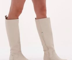 Notre-v lpmonk-30 bottes hautes en beige -Bottes Femme Soldes 220879 8