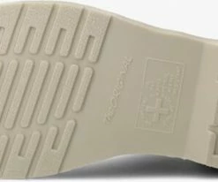 Dr martens 101 mono bottines à lacets en beige 9 Dr martens 101 mono bottines à lacets en beige -Bottes Femme Soldes 221277 4