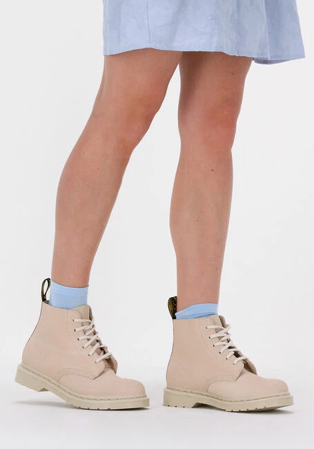Dr martens 101 mono bottines à lacets en beige 6 Dr martens 101 mono bottines à lacets en beige – Image 6