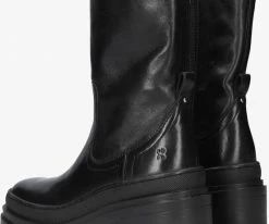 Bronx lyss a bottillons en noir -Bottes Femme Soldes 222300 3