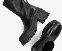 Bronx lyss a bottillons en noir -Bottes Femme Soldes 222300 5