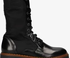 Scotch & soda olivine mid bottines à lacets en noir