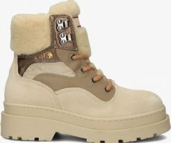Scotch & soda aubri mid veter bottines à lacets en beige