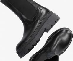 Scotch & soda aubri chelsea long bottines chelsea en noir -Bottes Femme Soldes 222421 5