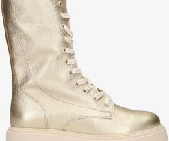 Nikkie dewie boots bottines à lacets en or