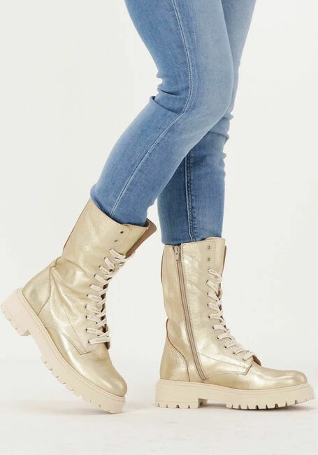 Nikkie dewie boots bottines à lacets en or 6 Nikkie dewie boots bottines à lacets en or – Image 6
