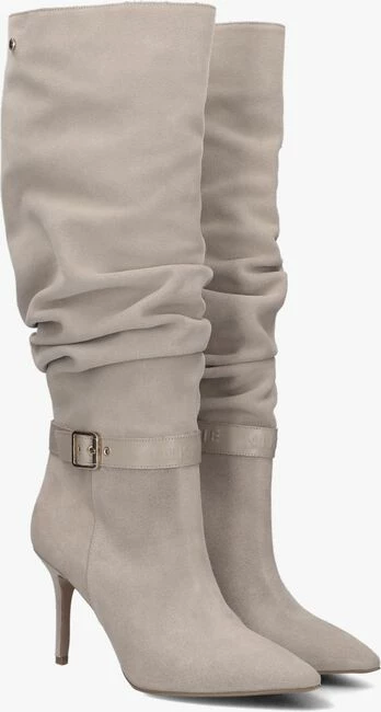 Nikkie suede high boots bottes hautes en beige 2 Nikkie suede high boots bottes hautes en beige – Image 2