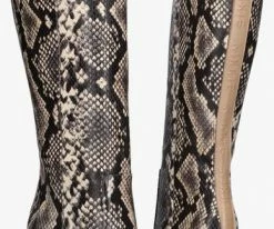 Nikkie croco high boots bottes hautes en beige 10 Nikkie croco high boots bottes hautes en beige -Bottes Femme Soldes 223573 5